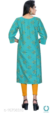 Women Cotton Maternity Applique Light Blue - XL (Bust Size: 42 in, Size Length: 44 in) 